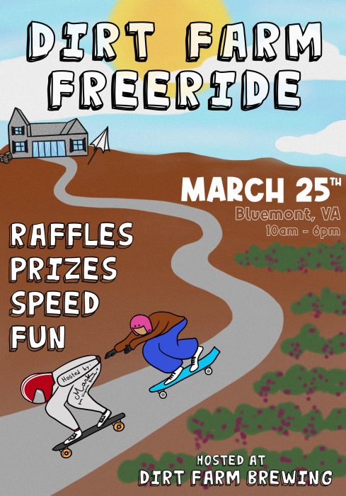 Dirt Farm Freeride poster loudoun county brewery events