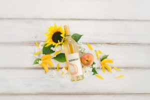 summer wine and sunflowers