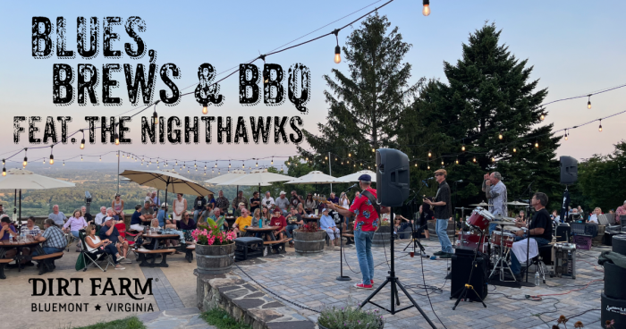 the nighthawks band performing at Dirt farm brewings blues, brews & BBQ event in Loudoun county virginia