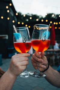 Yummy Wine Slushies Fizzy Pop Fourth of July at Fireworks in the Valley Bluemont Vineyard
