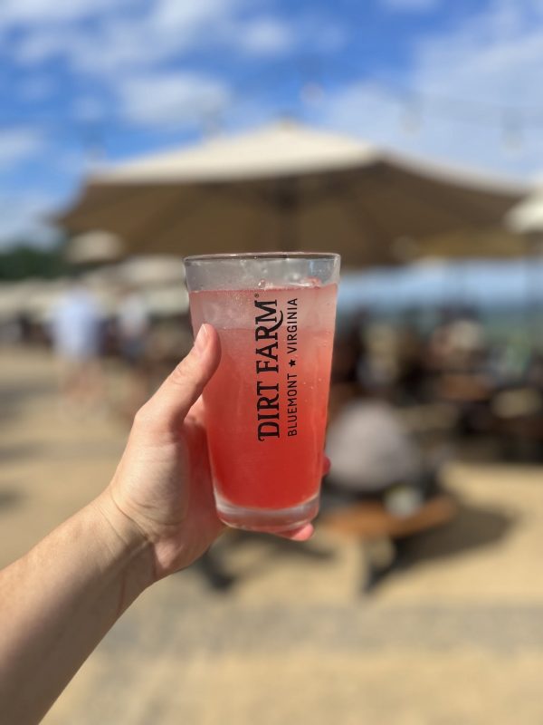 Watermelon Crawl Mountain Water Hard Seltzer at Dirt Farm Brewing in Loudoun County