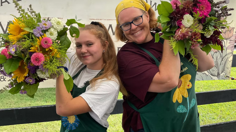 We’re teaming up with Walking Wind Farm & Florist for a hands-on immersion into the art of floral composition using an array of specialty flowers from her farm.